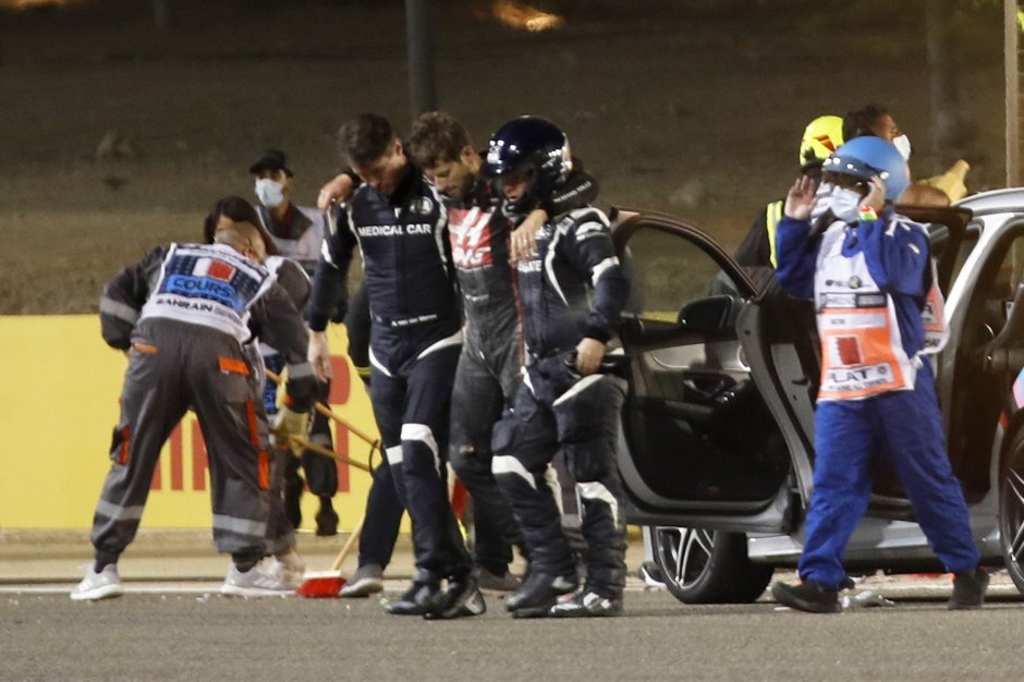 Byanka racing f1 accident