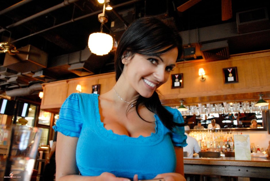 Denise Milani +18 in red