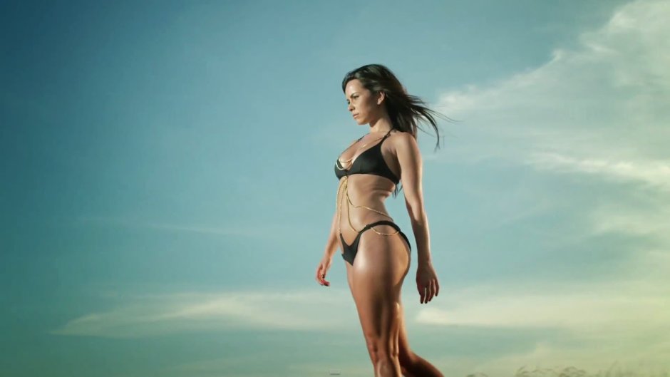 Singer Inna in a swimsuit