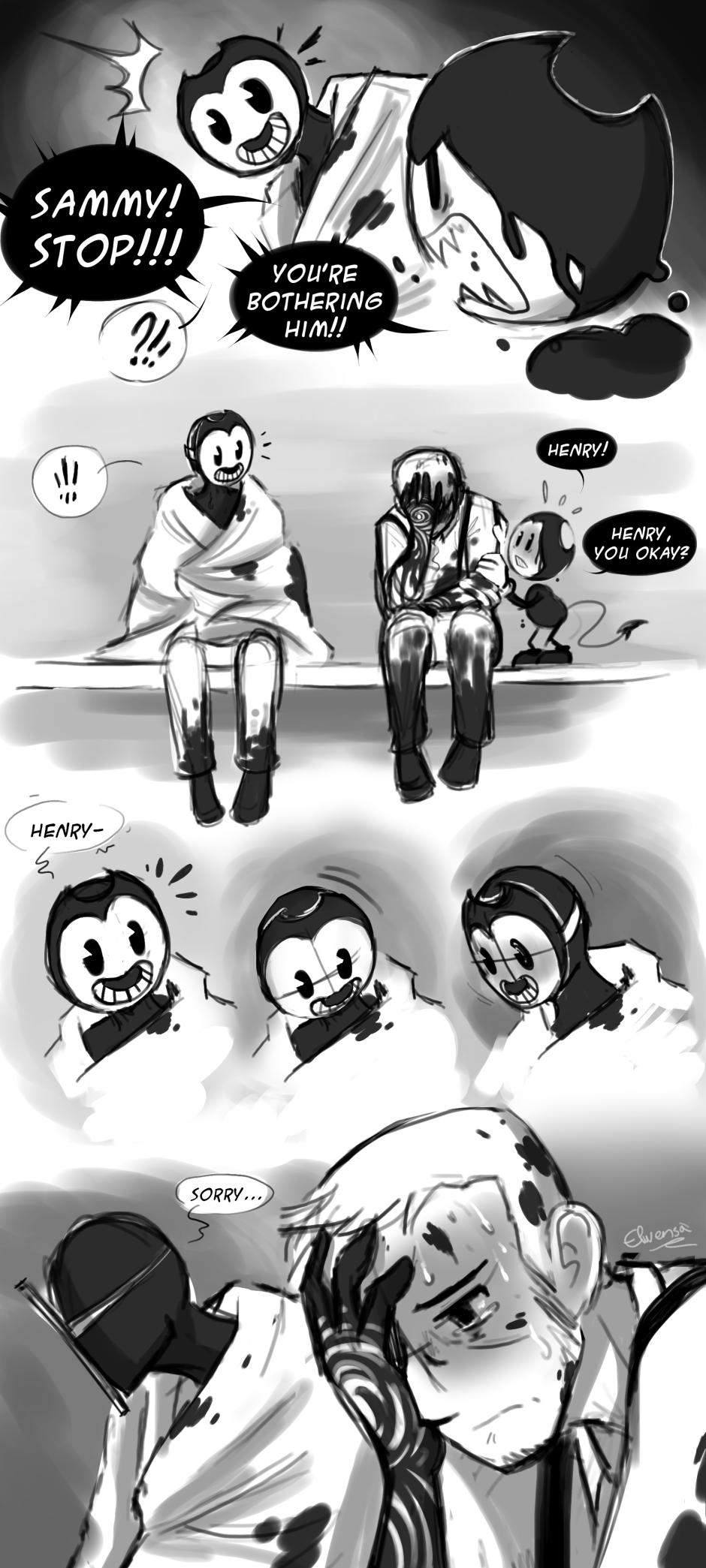 Bendy and Henry Comics