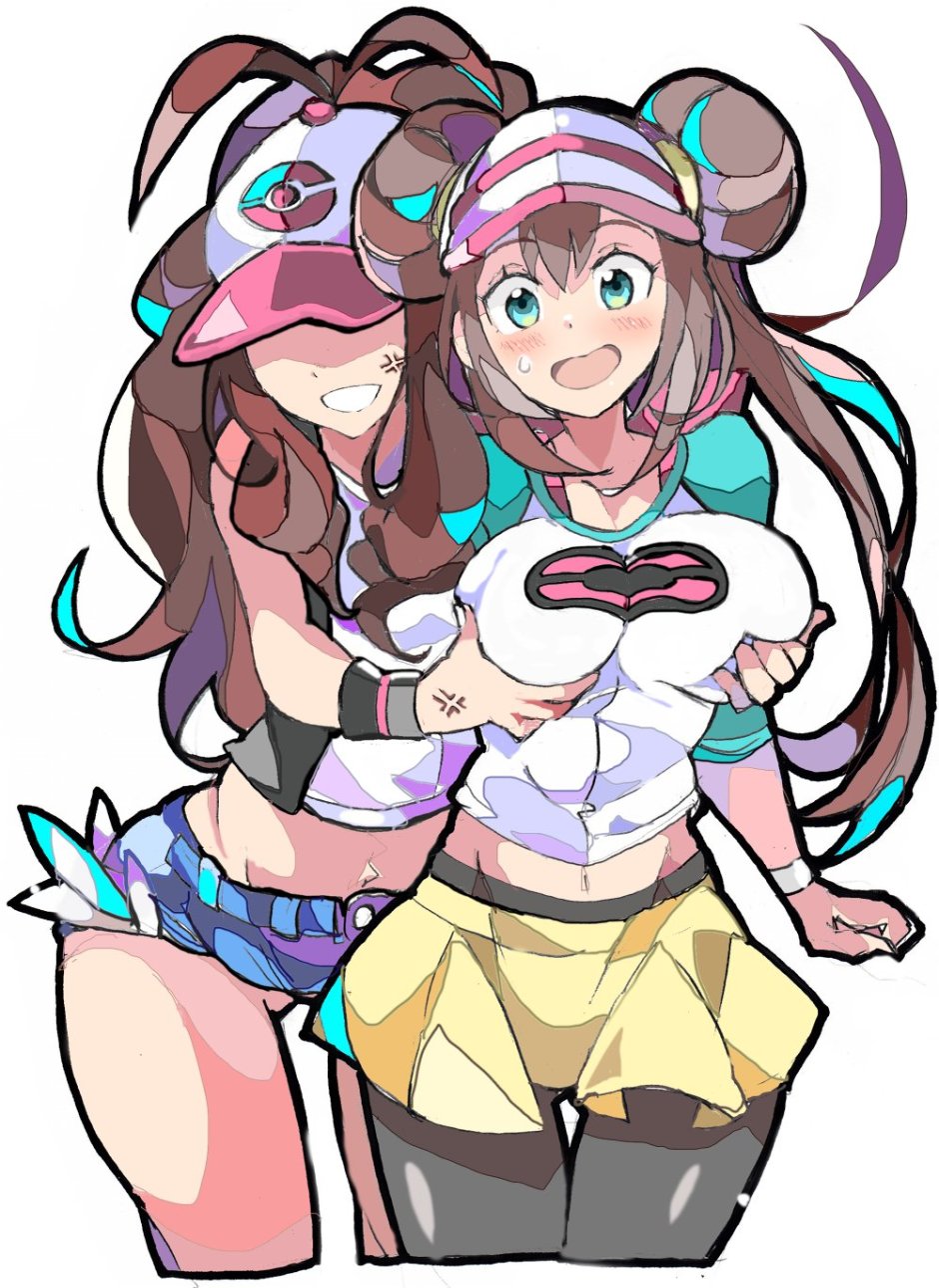 Pokemon Rosa and Touko
