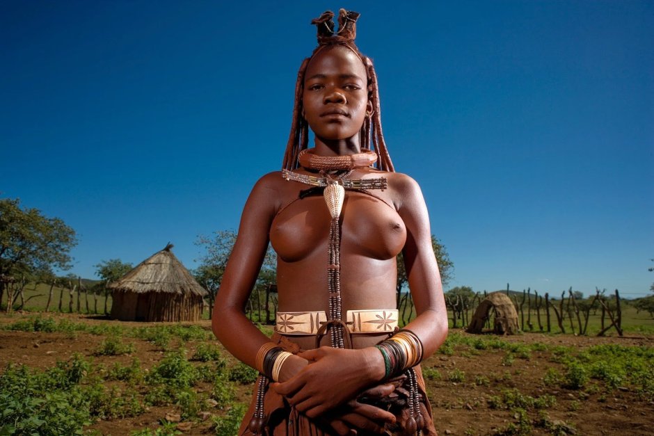 Namibia. The Khimba Broke is naked