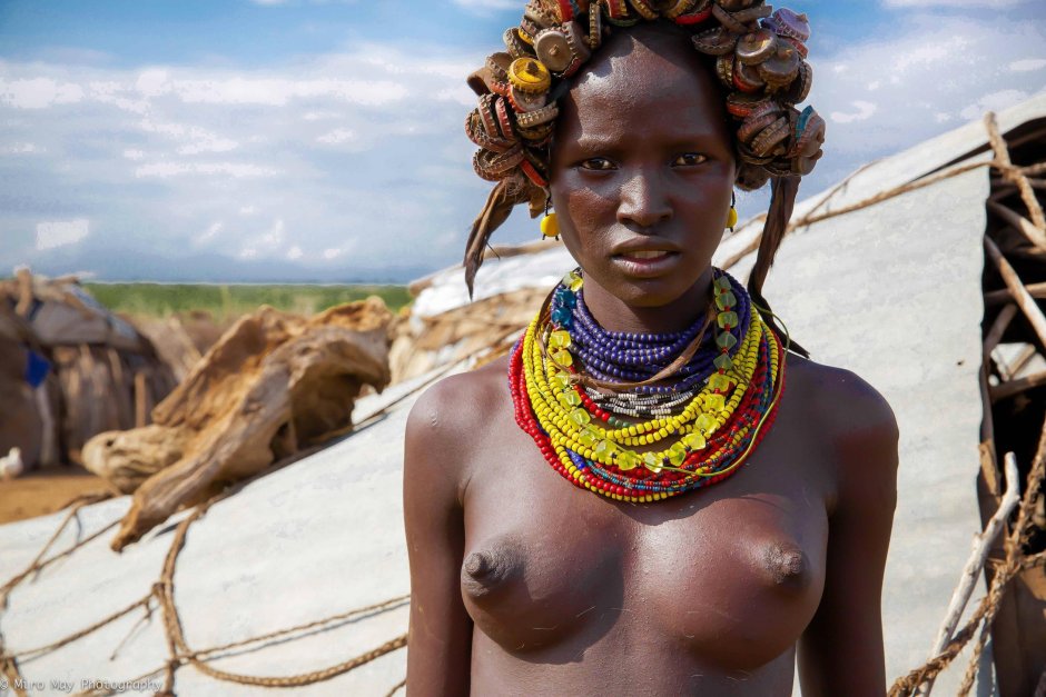Naked women of wild tribes