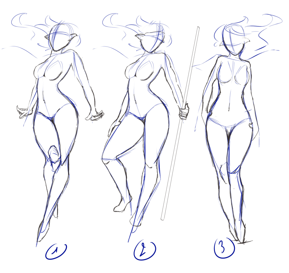 Body for drawing