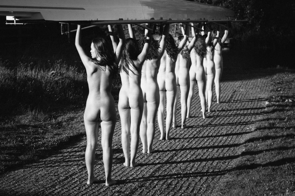 Naked Olympic athletes