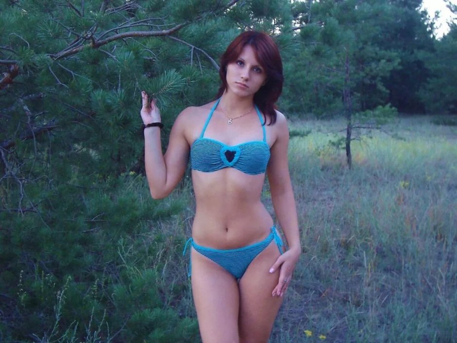 Girls in nature from social networks