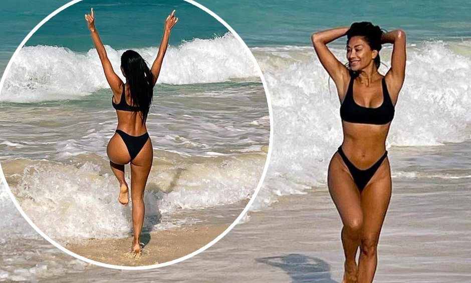 Nicole Sherzinger 2021 on the beach