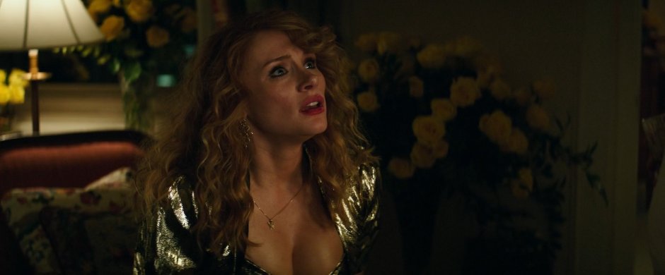 April o'nil in a dress