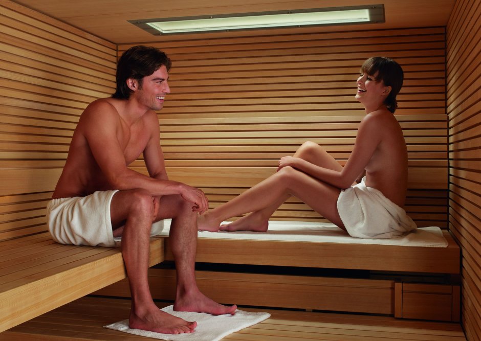 Men's public bath naked