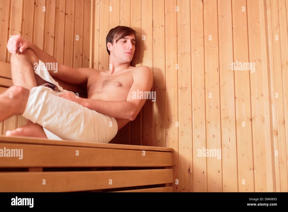 Couple in the bathhouse