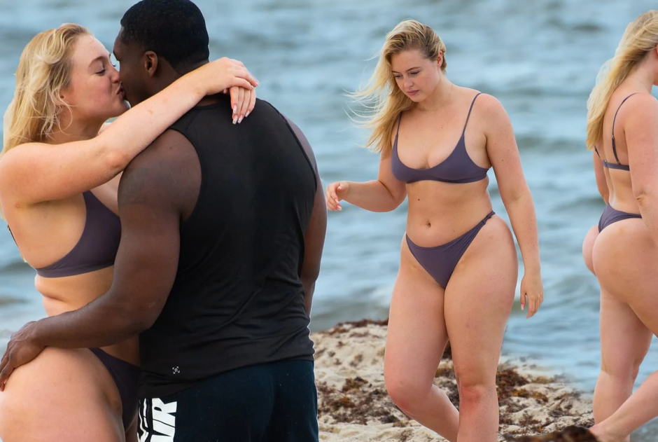 Iskra Lawrence with boyfriend