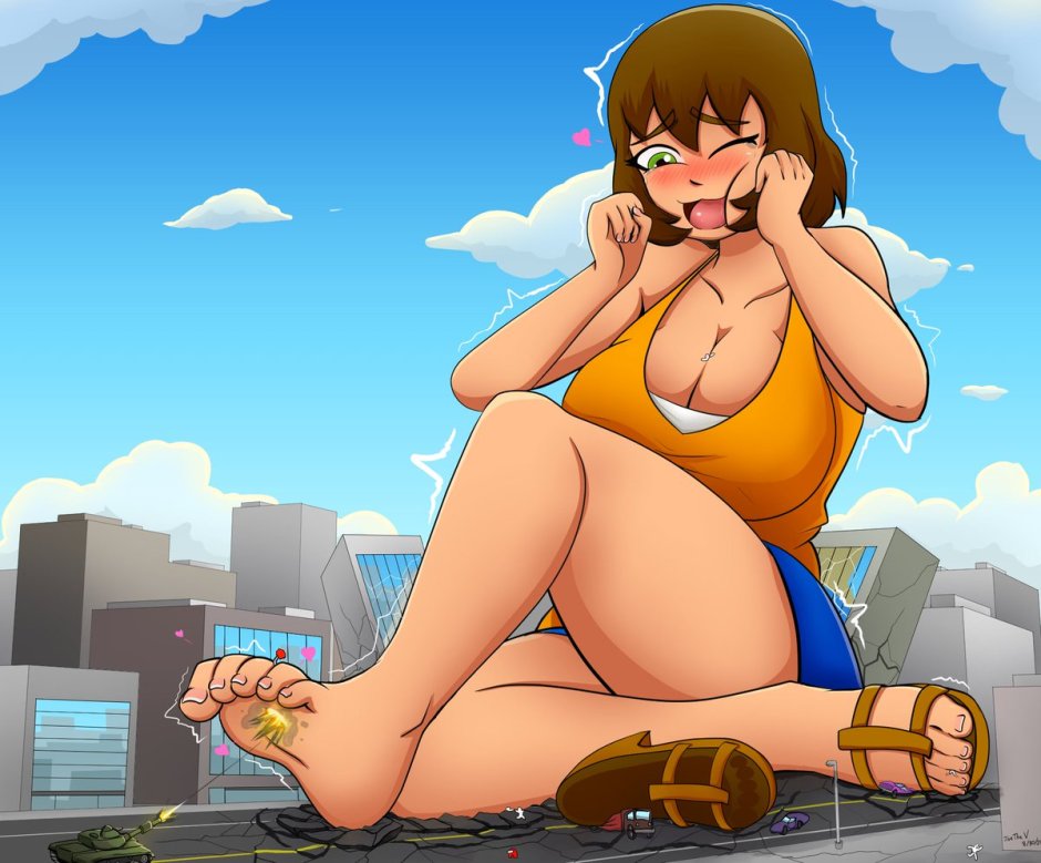 Shelley giant foot fetish