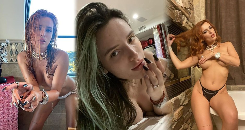 Naked Bella Thorne Double penetration