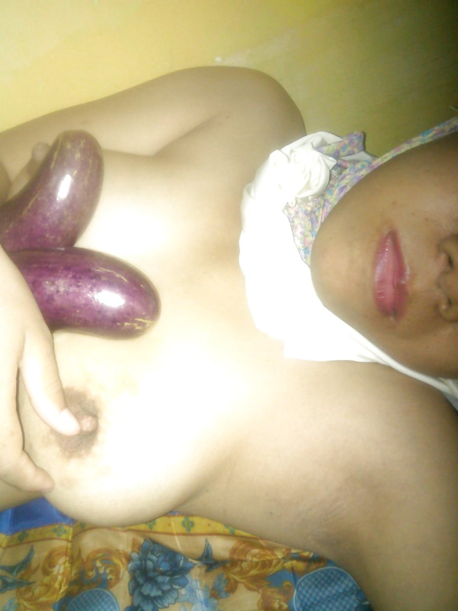 Naked woman in a burden