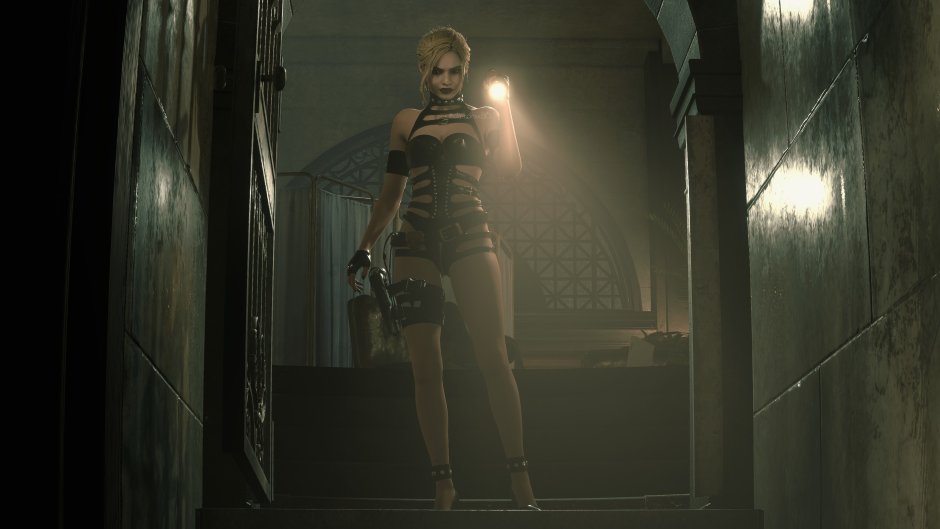 Resident Evil 2 Remake Claire Bad Cop