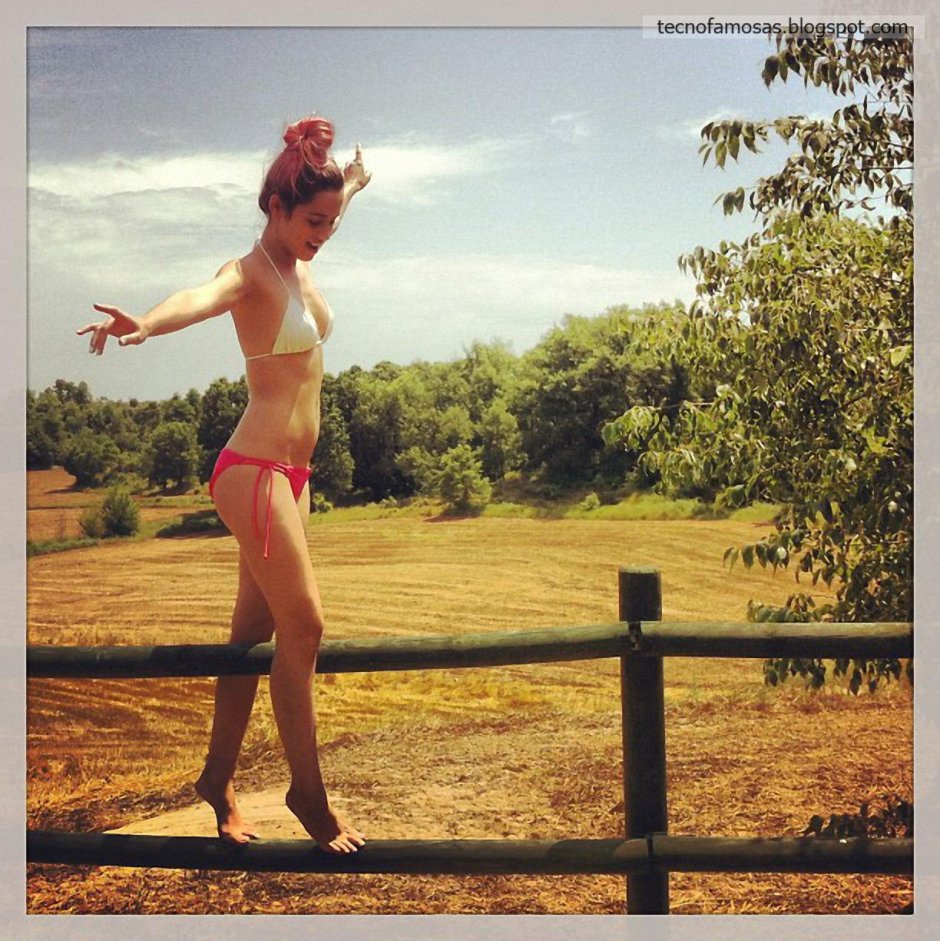 Ana de Armas in a swimsuit in Artek