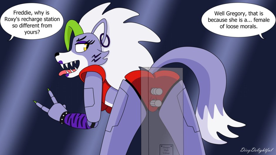 FNAF Securiti Brich Roxy and Gregory