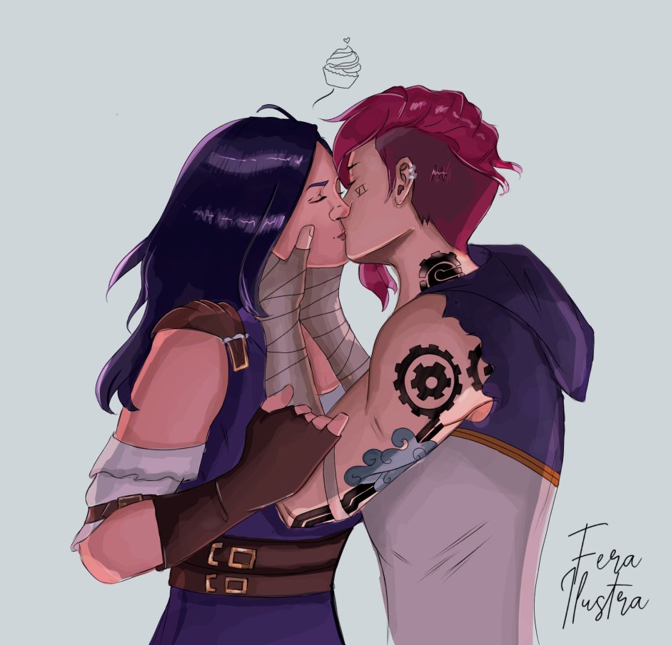 VI and Caitlyn Arcane