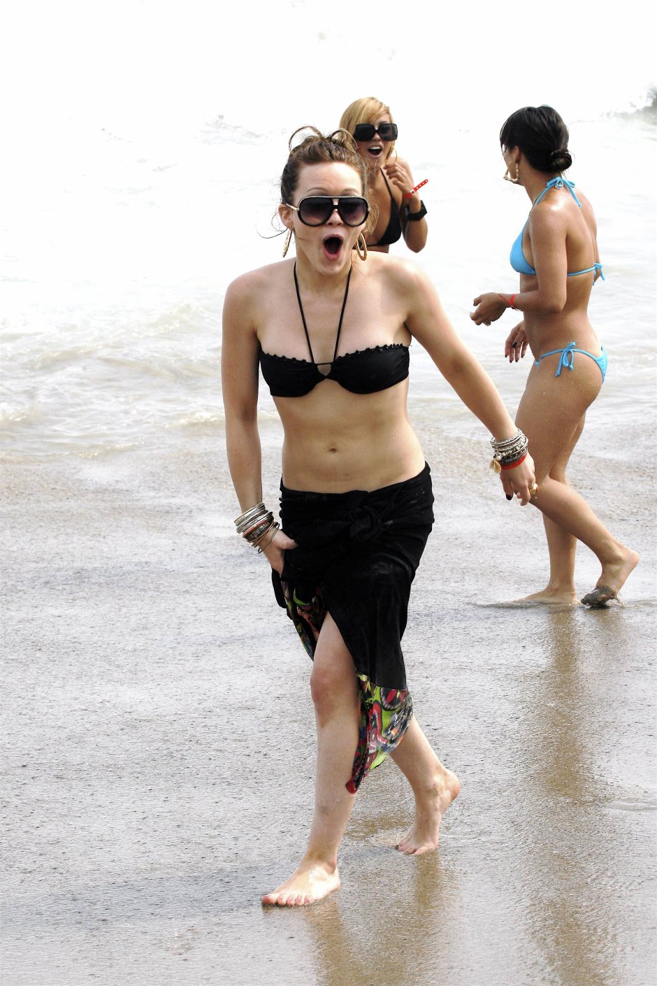 Hilary Duff breast in the film