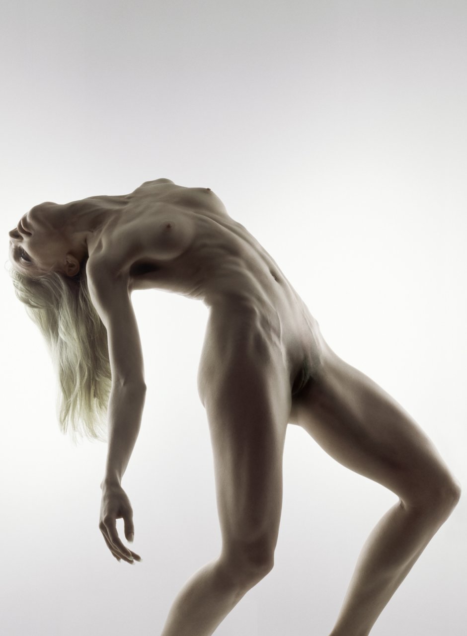 Very thin naked vagina