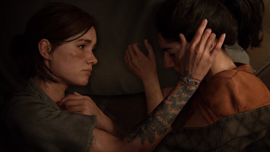 The Last of US 2 Ellie and Abby Arta