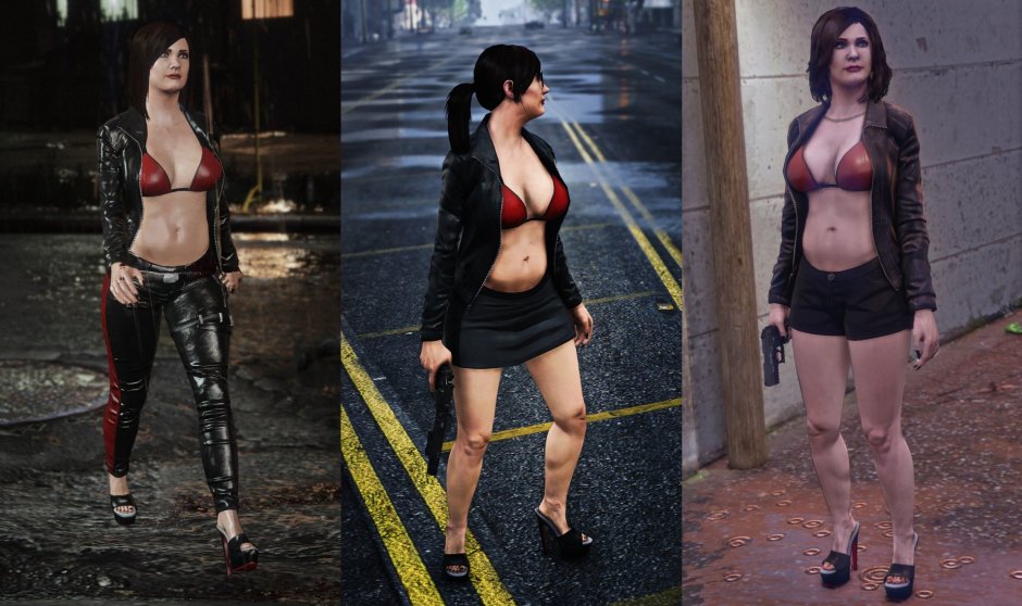 Amanda landing GTA 5