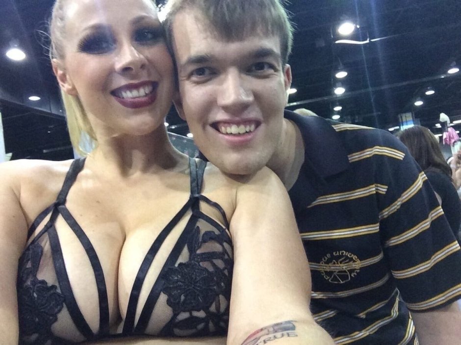 Faced with porn actresses