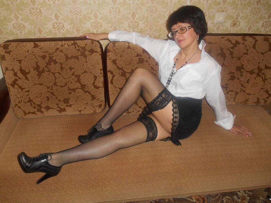 Elderly ladies in stockings Private