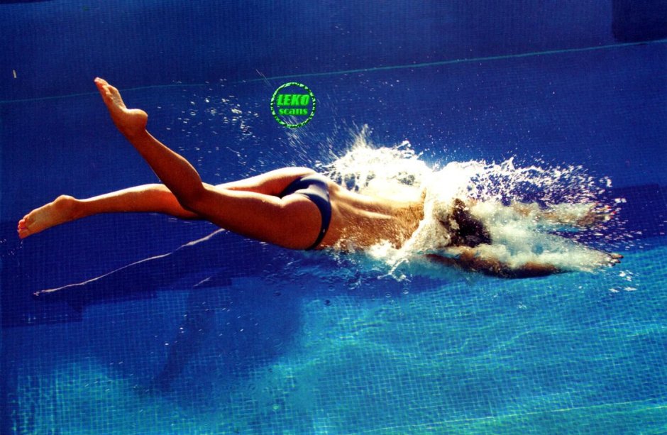 Gianne Albertoni in a swimsuit