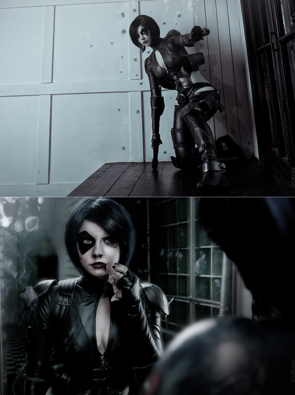 Domino Marvel without clothes