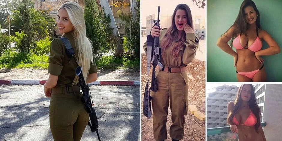 Naked soldiers of the Israeli army