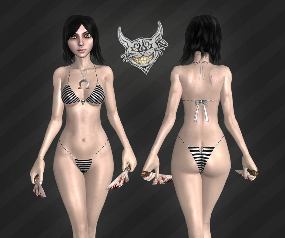Alice's madness returns naked