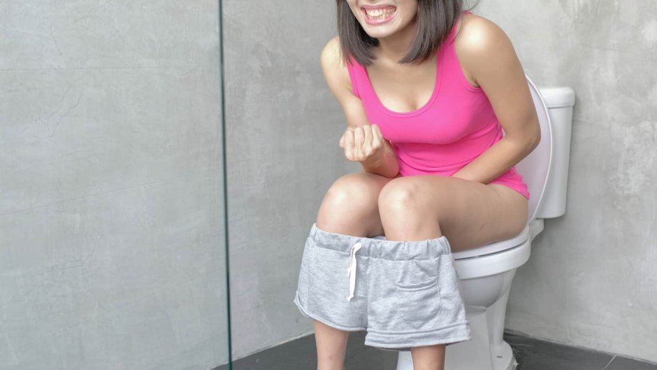 Girls in the restroom constipation