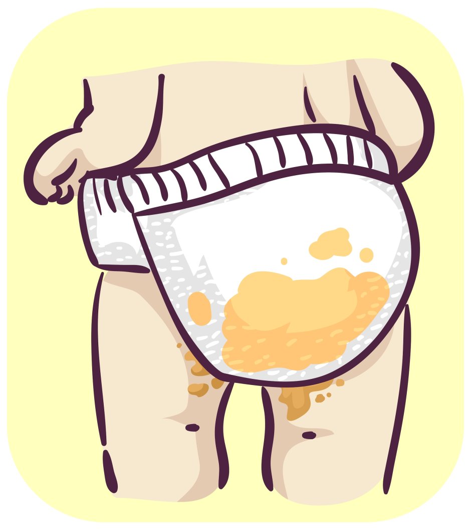 Girl Girl Pooping Diarrhea Outdoor