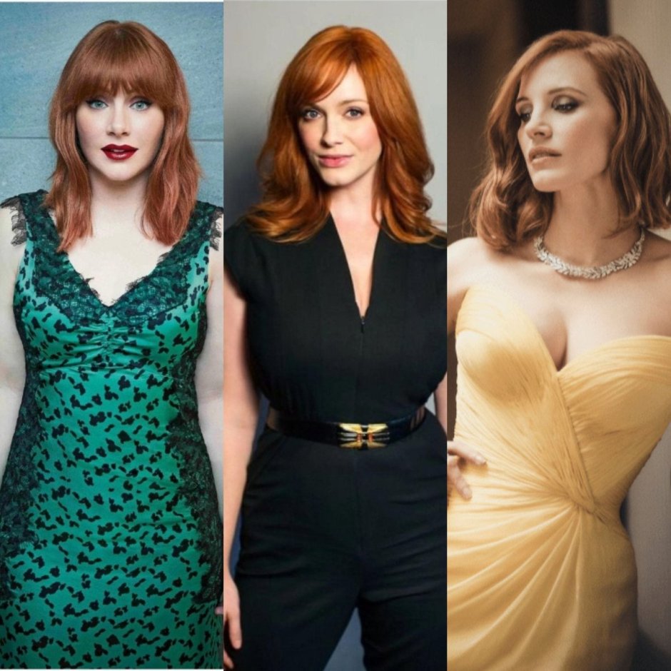 Christina Hendricks and Jessica Chastaine