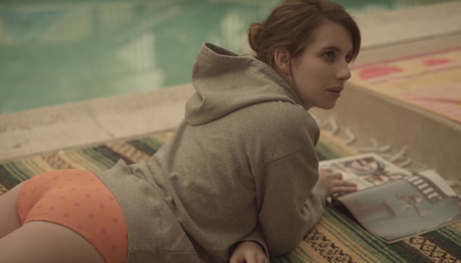 Emma Roberts 18 in underwear