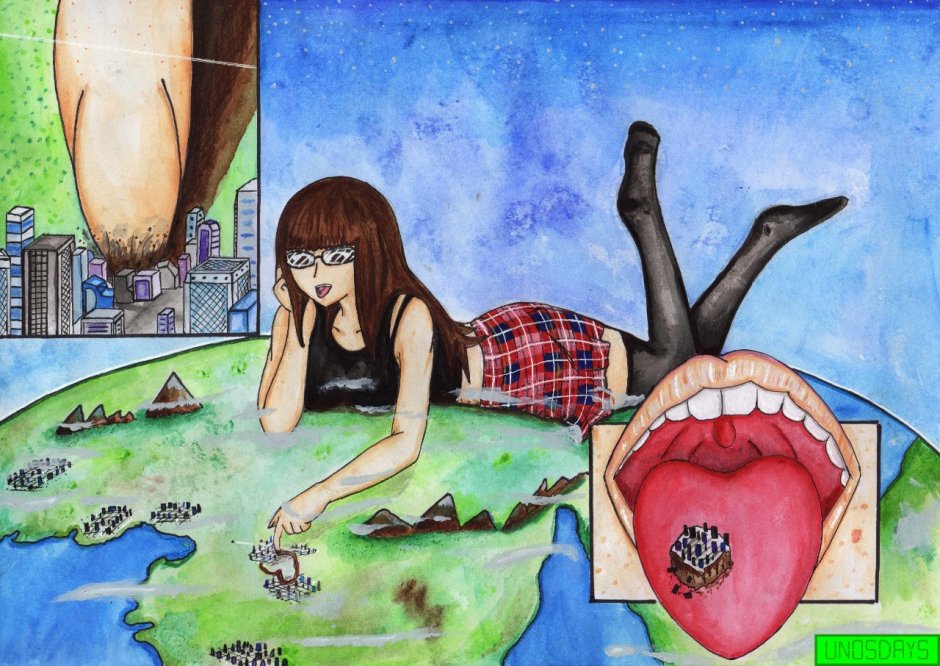 Anime Girls Mini Giantess