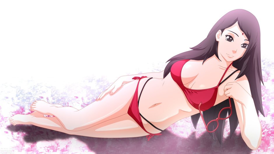 Sarada Uchiha in underwear