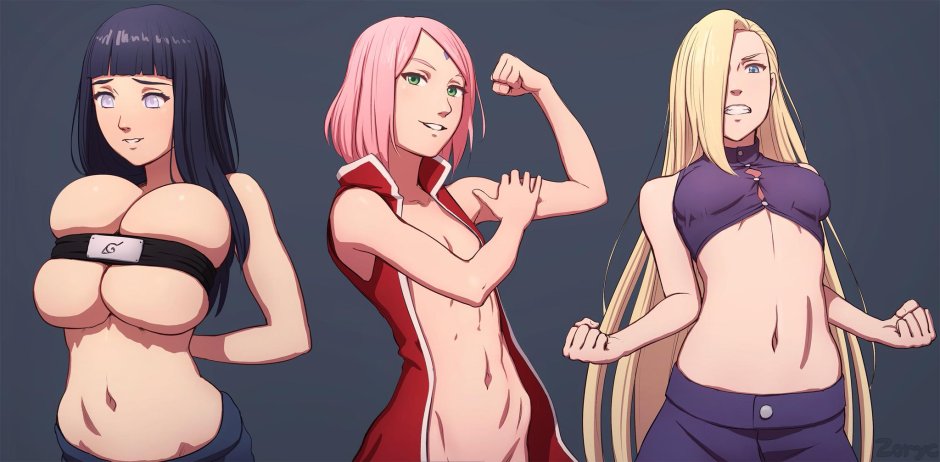 Tsunade Sakura Hinata