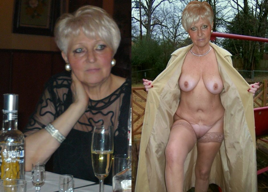 Old women in erotic outfits
