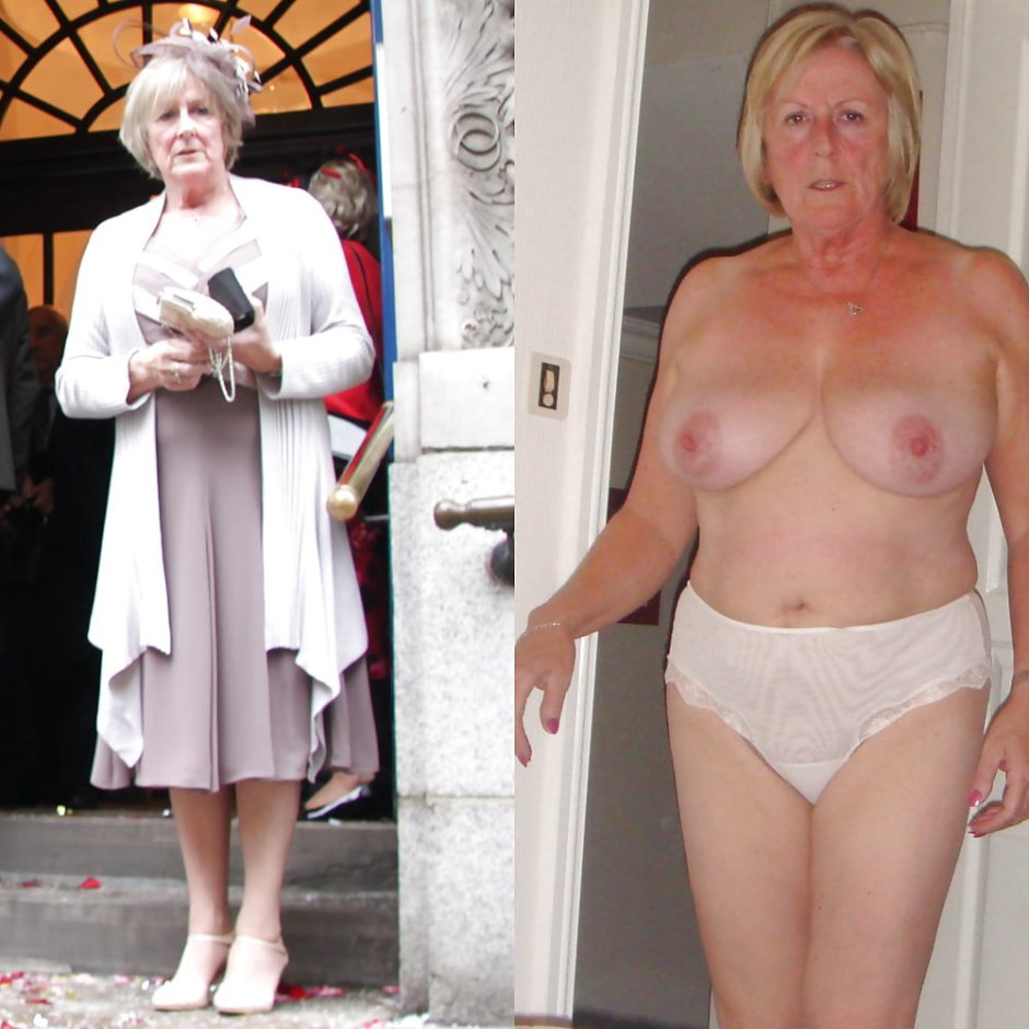 Old women without clothes