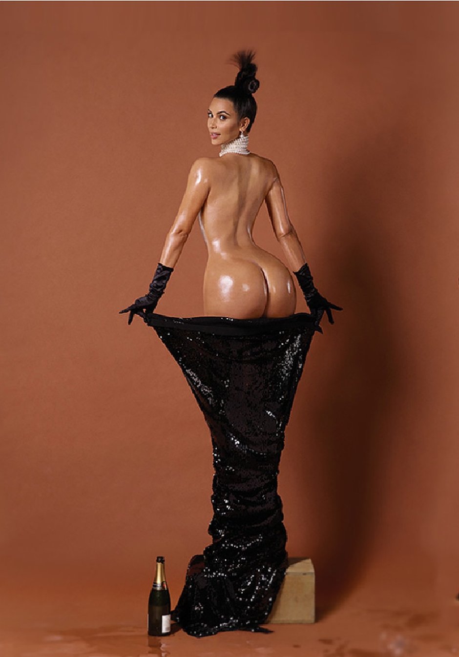 Kim Kardashian photo shoot Paper
