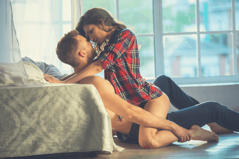Male force in bed