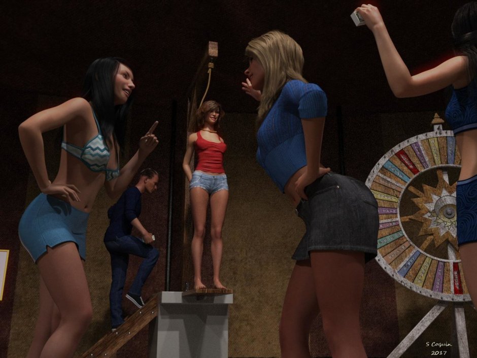 Erotic hanging 3D