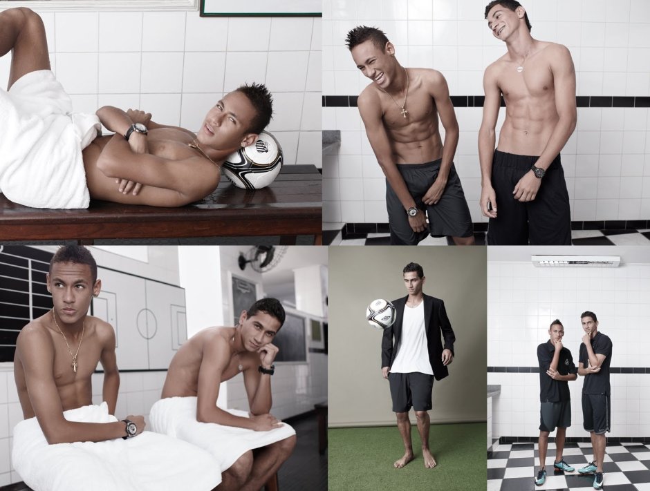 Erotic photo shoot of Neymar