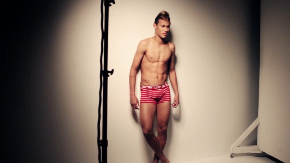 Neymar football player is naked