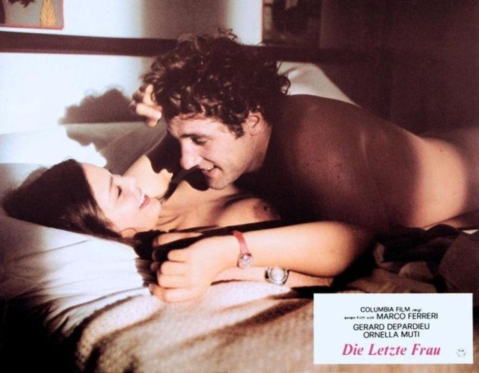 Ornella Muti and Gerard Depardieu in the film The last woman