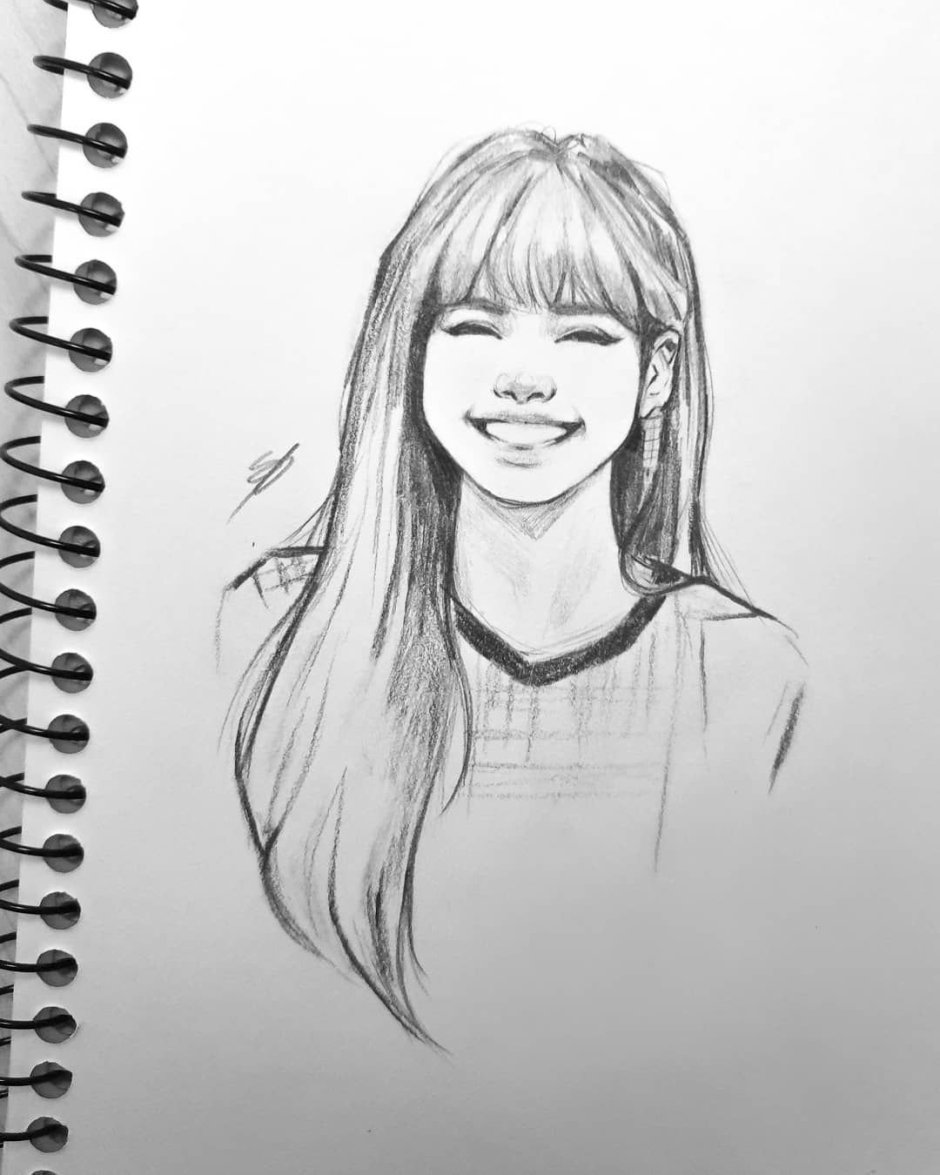 Lalisa Manoban with a pencil