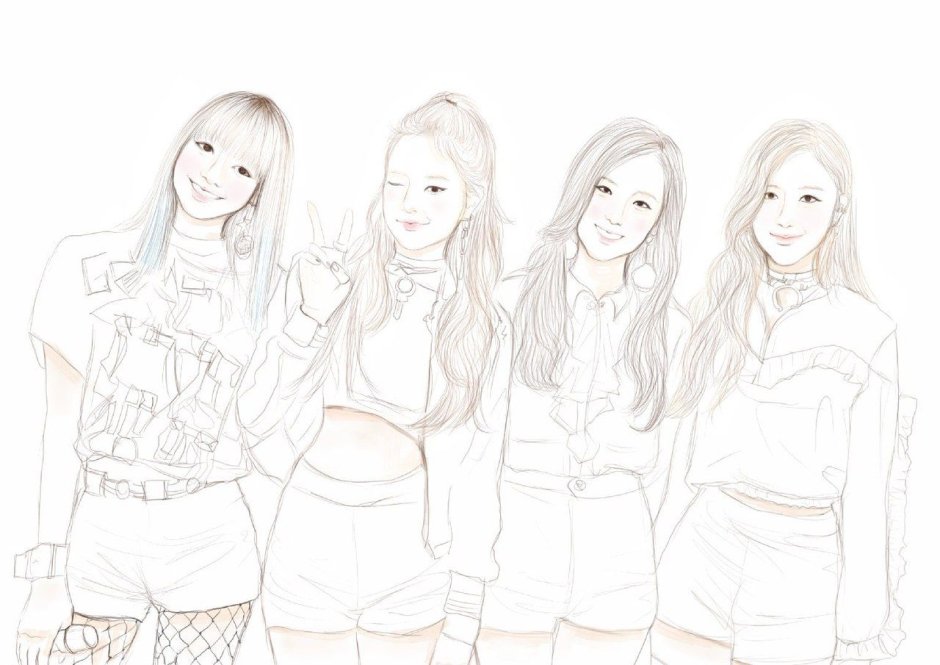 Black Pink for sketching