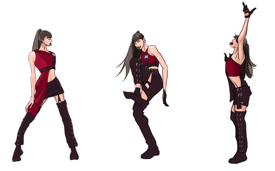 Drawing clothing blackpink